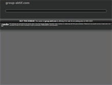 Tablet Screenshot of group-aktif.com